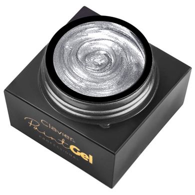 Clavier, Paint Gel, żel do zdobień, srebrny, 5g