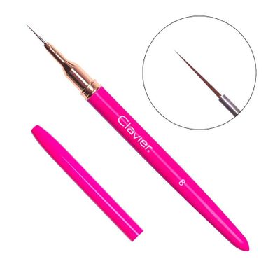 Clavier, pędzelek do zdobień, magenta, 8 mm, #2