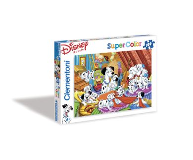 Clementoni, 101 dalmatyńczyków, puzzle, 104 elementy