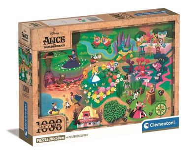 Clementoni, Alicja w krainie czarów, puzzle, 1000 elementów