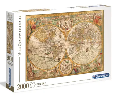 Clementoni, Ancient map, puzzle, 2000 elementów