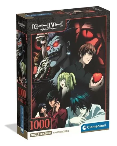 Clementoni, Anime, Death Note, puzzle, 1000 elementów