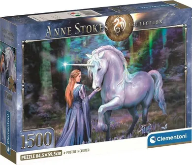 Clementoni, Anne Stokes Collection, Bluebell Wood, puzzle, 1500 elementów