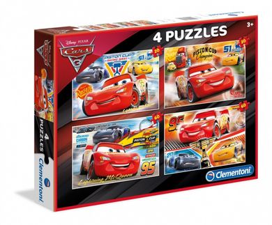 Clementoni, Auta 3, puzzle, 2-20 + 2-60 elementów