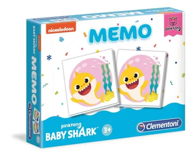 Clementoni, Baby Shark, Memo, gra pamięciowa