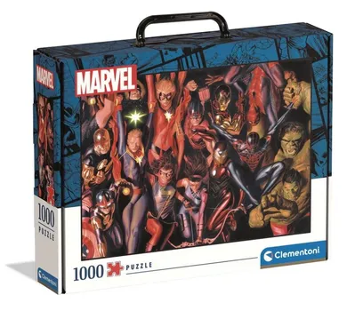 Clementoni, Brief Case, Marvel 2022, puzzle, 1000 elementów