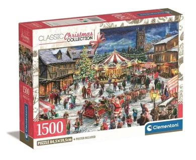Clementoni, Classic Christmas Collection, puzzle, 1500 elementów