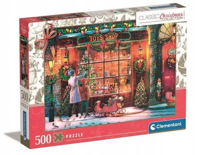 Clementoni, Classic Christmas Collection, puzzle, 500 elementów