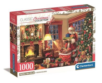Puzzle Classic Christmas Collection Natal | Imagem 2 - 1000 Peças - Clementoni Puzzle Classic Christmas Collection Natal | Imagem 2 - 1000 Peças - Clementoni