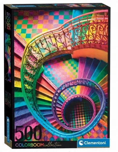 Clementoni, Colorboom, Schody, puzzle, 500 elementów