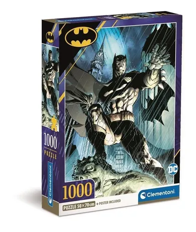 Clementoni, Compact, Batman, puzzle, 1000 elementów