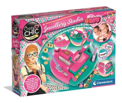 Clementoni, Crazy Chic, Biżuteria najlepszych przyjaciół, zestaw kreatywny