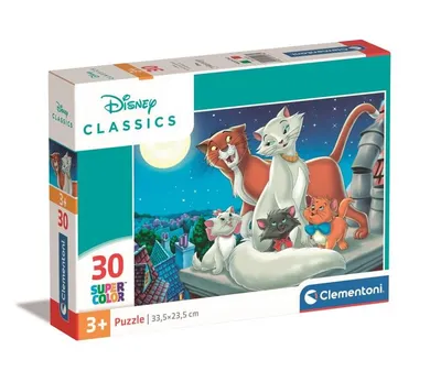 Clementoni, Disney Classic, puzzle puzzle super kolor, 30 elementów