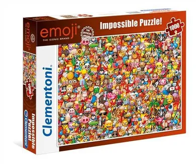 Clementoni, Emoji, impossible puzzle, puzzle, 1000 elementów