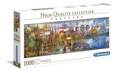 Clementoni, Fantasy, puzzle panoramiczne, 1000 elementów