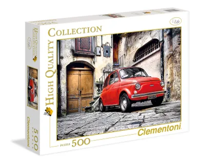 Clementoni, Fiat 500, puzzle, 500 elementów