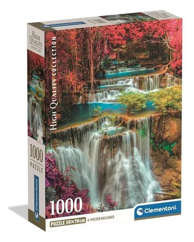 Clementoni, High Quality, Colourful Thai Falls, puzzle, 1000 elementów