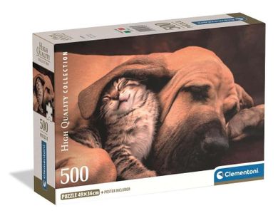 Clementoni, High Quality, Cuddles, puzzle, 500 elementów