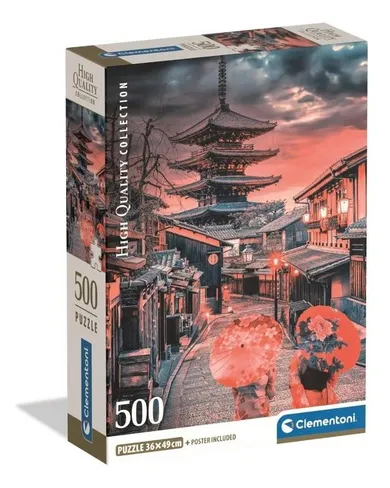 Clementoni, High Quality, Evening In Kyoto, puzzle, 500 elementów