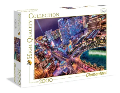 Clementoni, High Quality, Las Vegas, puzzle, 2000 elementów