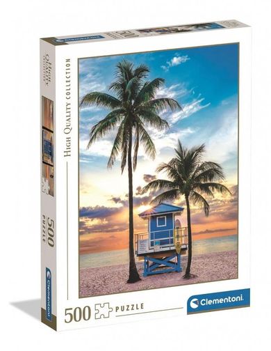 Clementoni, High Quality, Miami Beach, Florida, puzzle, 500 elementów
