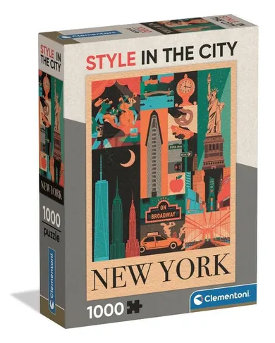 Clementoni, High Quality, New York, puzzle, 1000 elementów