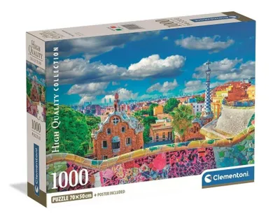 Clementoni, High Quality, Park Guell, Barcelona, puzzle, 1000 elementów