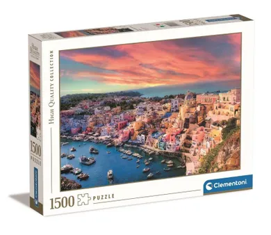 Clementoni, High Quality, Picturesque Procida Island, puzzle, 1500 elementów