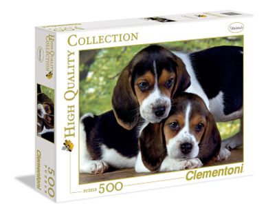Clementoni, High Quality, Psy blisko siebie, puzzle, 500 elementów