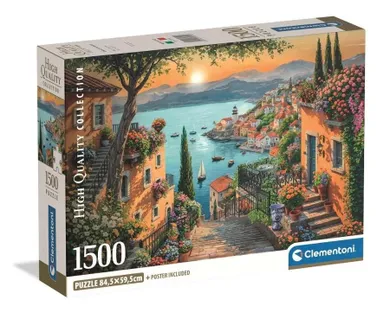 Clementoni, High Quality, Steps To The Harbor, puzzle, 1500 elementów