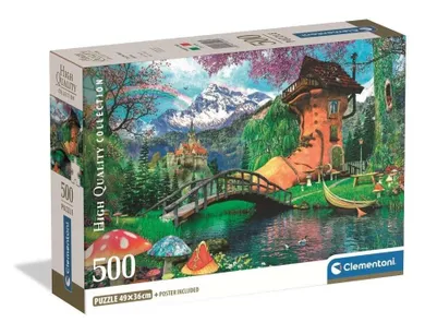 Clementoni, High Quality, The Old Shoe House, puzzle, 500 elementów
