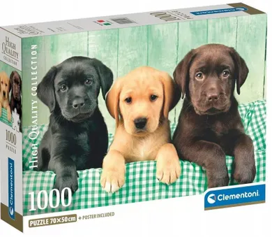 Clementoni, High Quality, Three Labs, puzzle, 1000 elementów