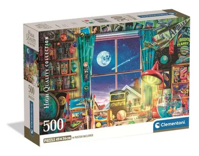 Clementoni, High Quality, To The Moon, puzzle, 500 elementów