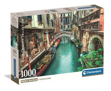 Clementoni, High Quality, Venice Canal, puzzle, 1000 elementów