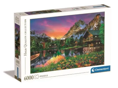 Clementoni, HQ Alpine lake, puzzle, 6000 elementów