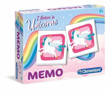 Clementoni, I believe in Unicorns, memory, gra pamięciowa