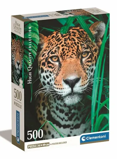 Clementoni, Jaguar w dżungli, puzzle, 500 elementów