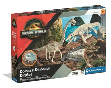 Clementoni, Jurassic World, Skamieniałości dinozaurów, zestaw edukacyjny