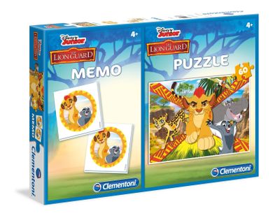 Clementoni, Król Lew, memory i puzzle, 60 elementów