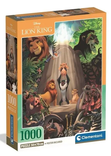 Clementoni, Król Lew, puzzle 1000 elementów