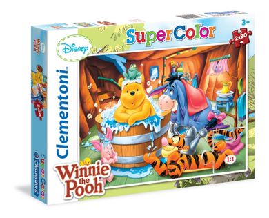 Clementoni, Kubuś Puchatek, puzzle, 2-20 elementów