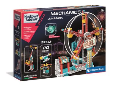 Clementoni, Laboratorium Mechaniki, Lunapark 2.0, zestaw konstrukcyjny