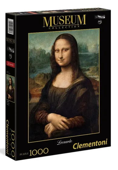 Clementoni, Leonardo da Vinci: Mona Lisa, puzzle, 1000 elementów