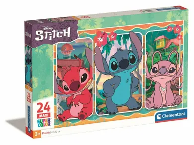 Clementoni, Lilo i Stitch, puzzle Maxi, 24 elementy