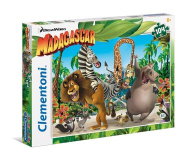 Clementoni, Madagaskar, puzzle, 104 elementy