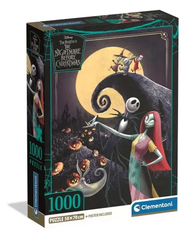 Clementoni, Miasteczko Halloween, puzzle, 1000 elementów