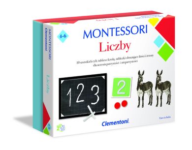 Clementoni, Montessori, cyferki, gra edukacyjna