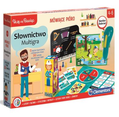 Clementoni, Mówiące pióro - słownictwo, gra edukacyjna
