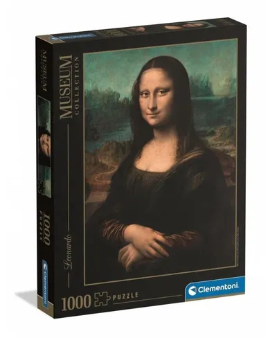 Clementoni, Museum Collection, Louvre Mona Lisa, puzzle, 1000 elementów