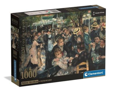 Clementoni, Museum, Renoir, Bal Du Moulin De La, puzzle, 1000 elementów